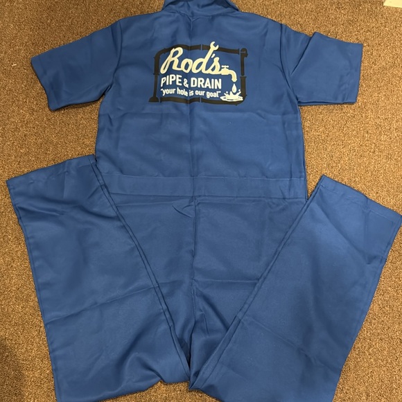 NWOT Spirit Rod's Pipe & Drain Insertion Specialist Jumpsuit Costume S/M - Picture 5 of 7